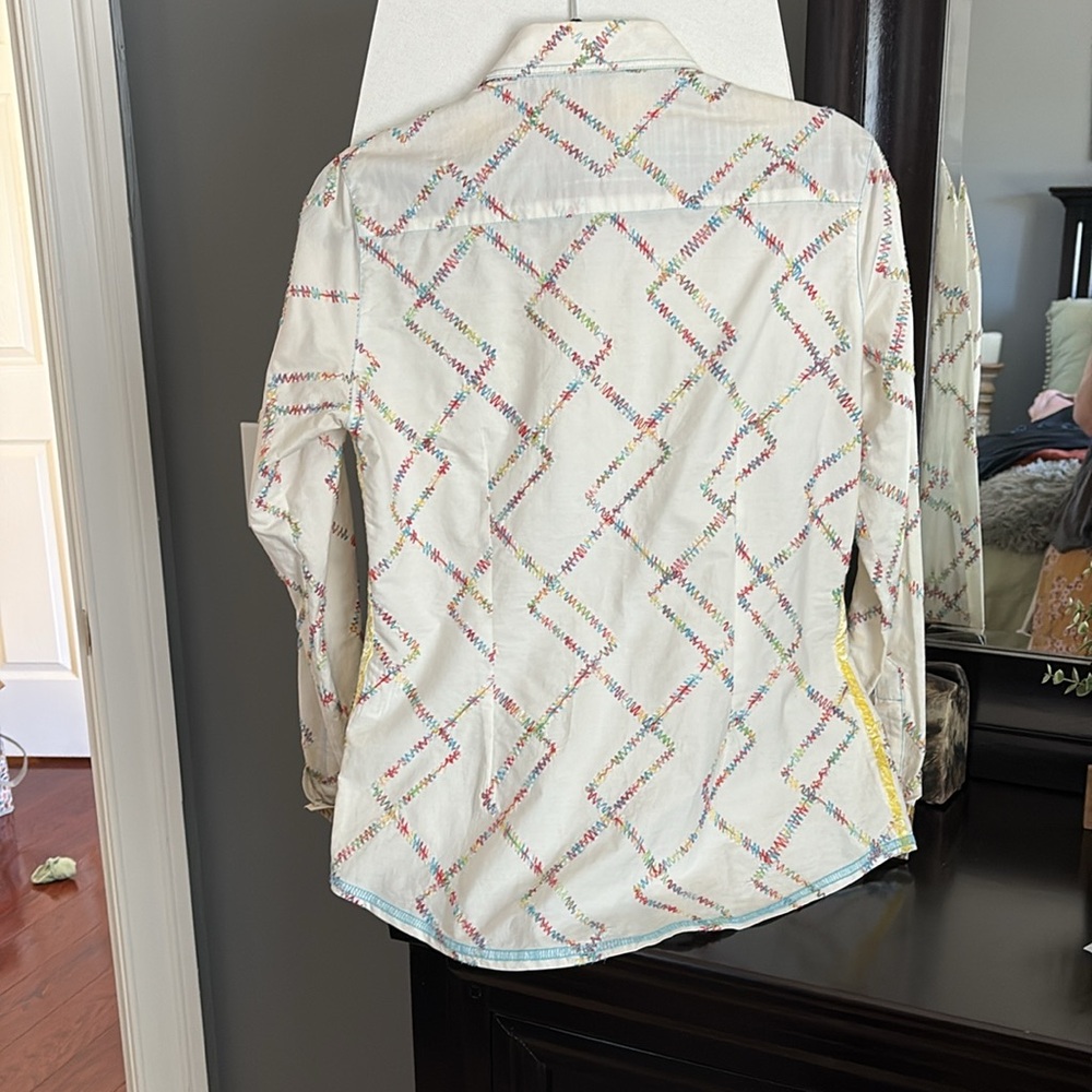Georg Roth Colorful Plaid snap down shirt - Picture 7 of 8